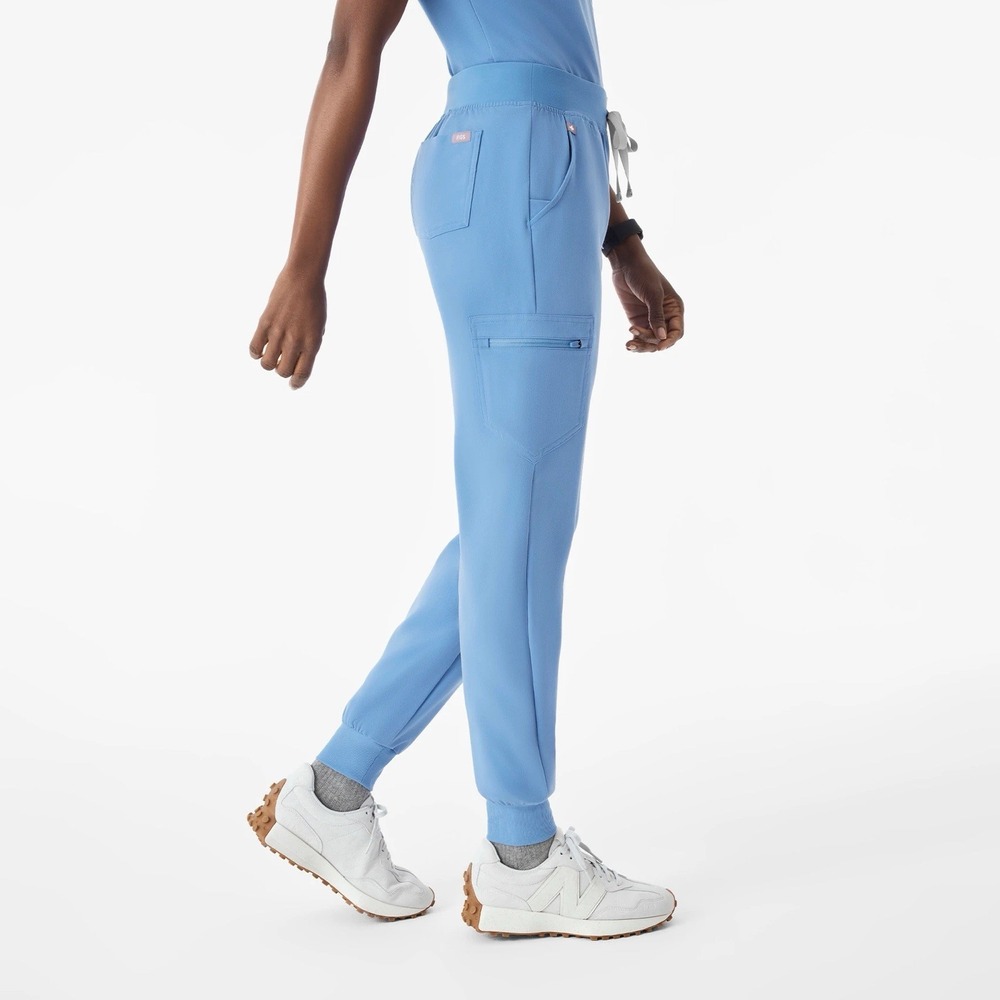 Figs Scrub Pants Zamora Joggers Women's Medical Ceil Blue Size Medium‎ Tall